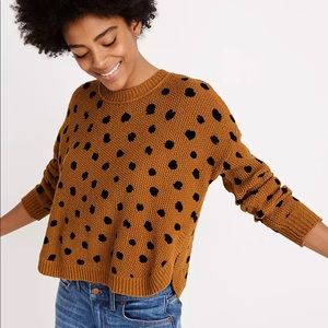 Madewell Painted Spots Cotton Pullover